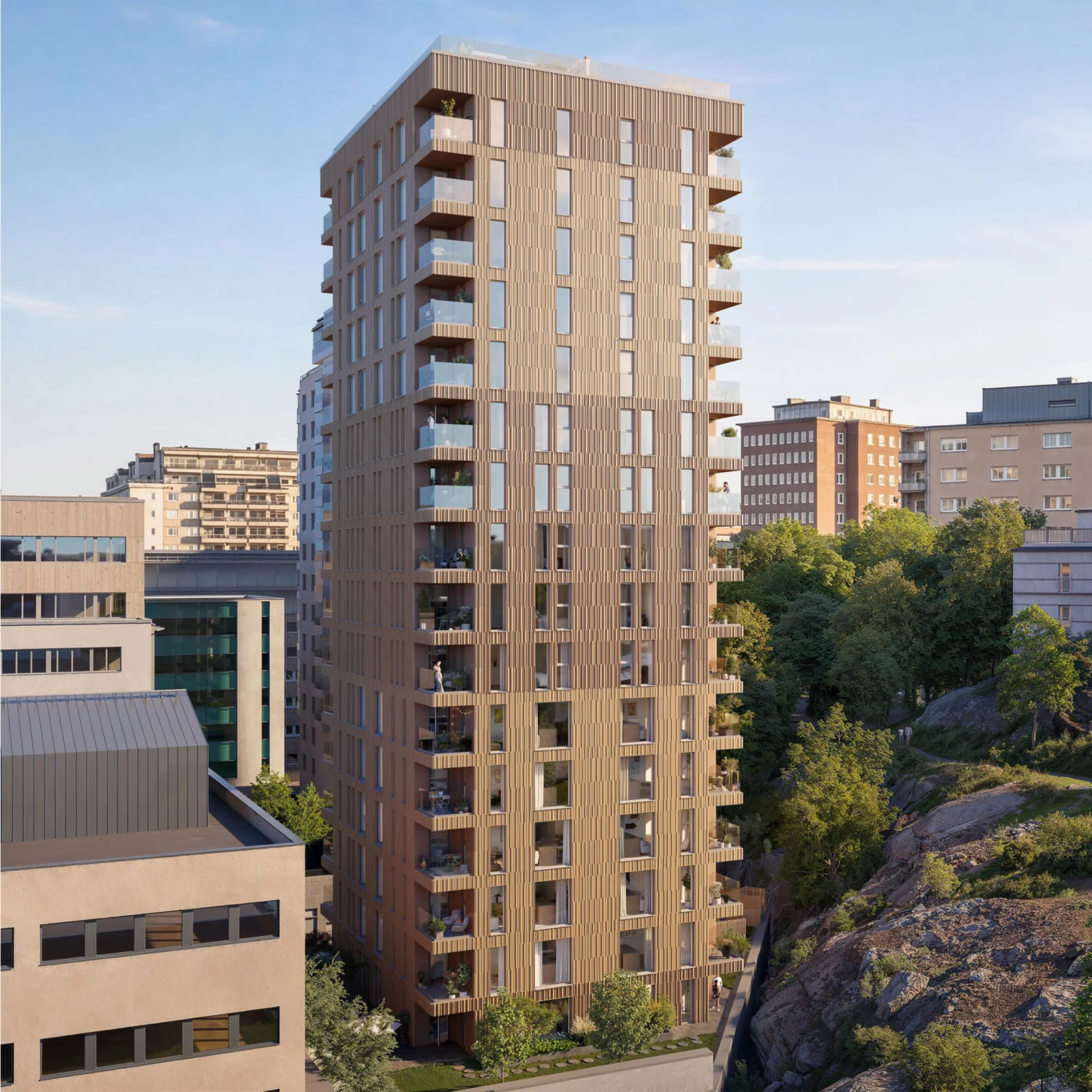 Ekedalsterrassen, vy 02